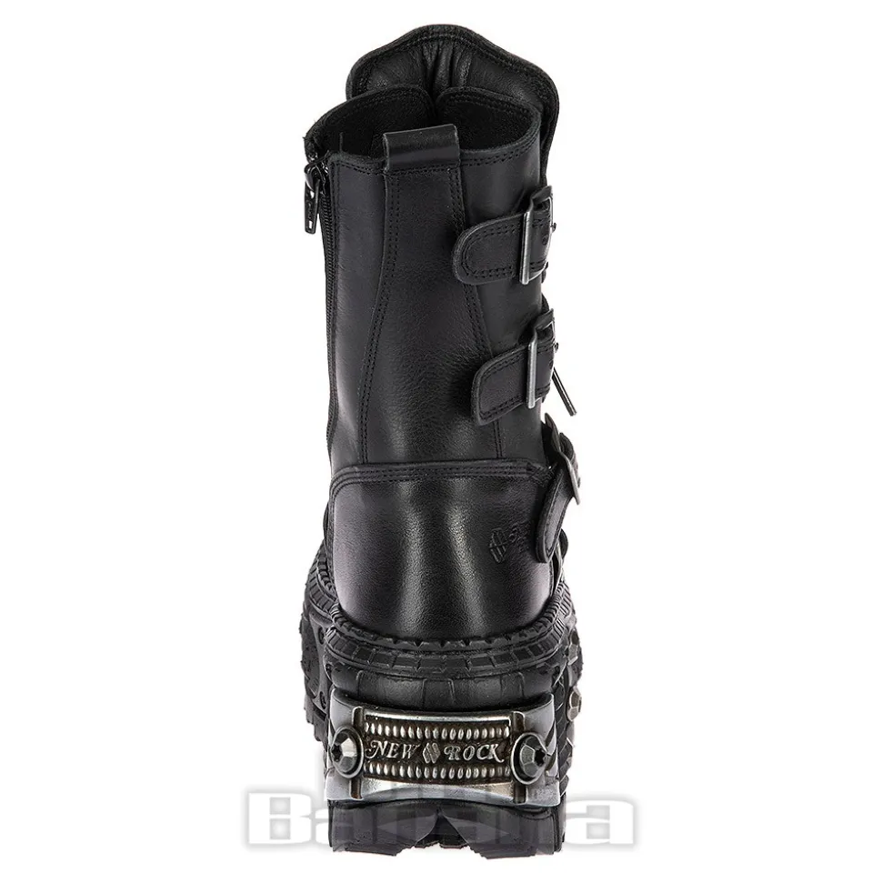 New Rock M.WALL1473-S11 Boots (Black)