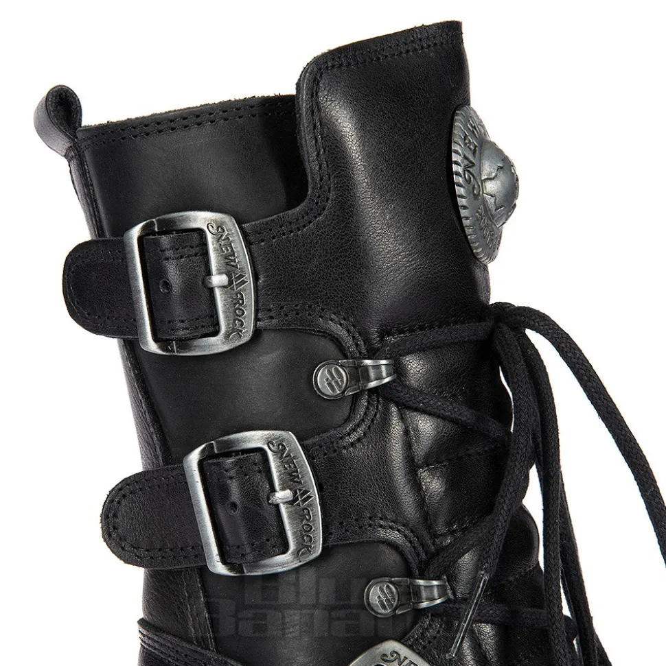 New Rock M.WALL1473-S11 Boots (Black)