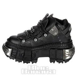 New Rock M-WALL106-V17 Vegan Shoes (Black)