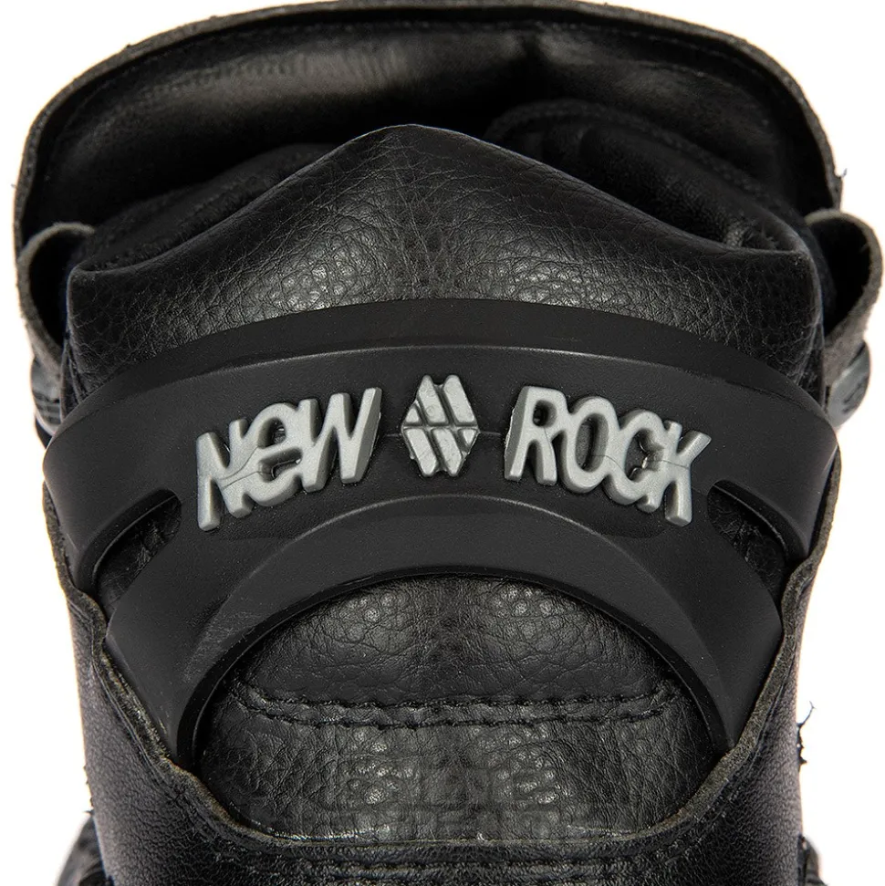 New Rock M-WALL106-V17 Vegan Shoes (Black)