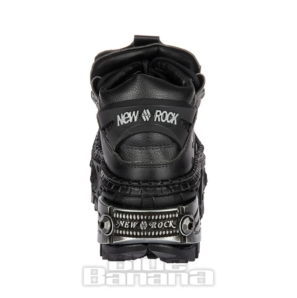New Rock M-WALL106-V17 Vegan Shoes (Black)