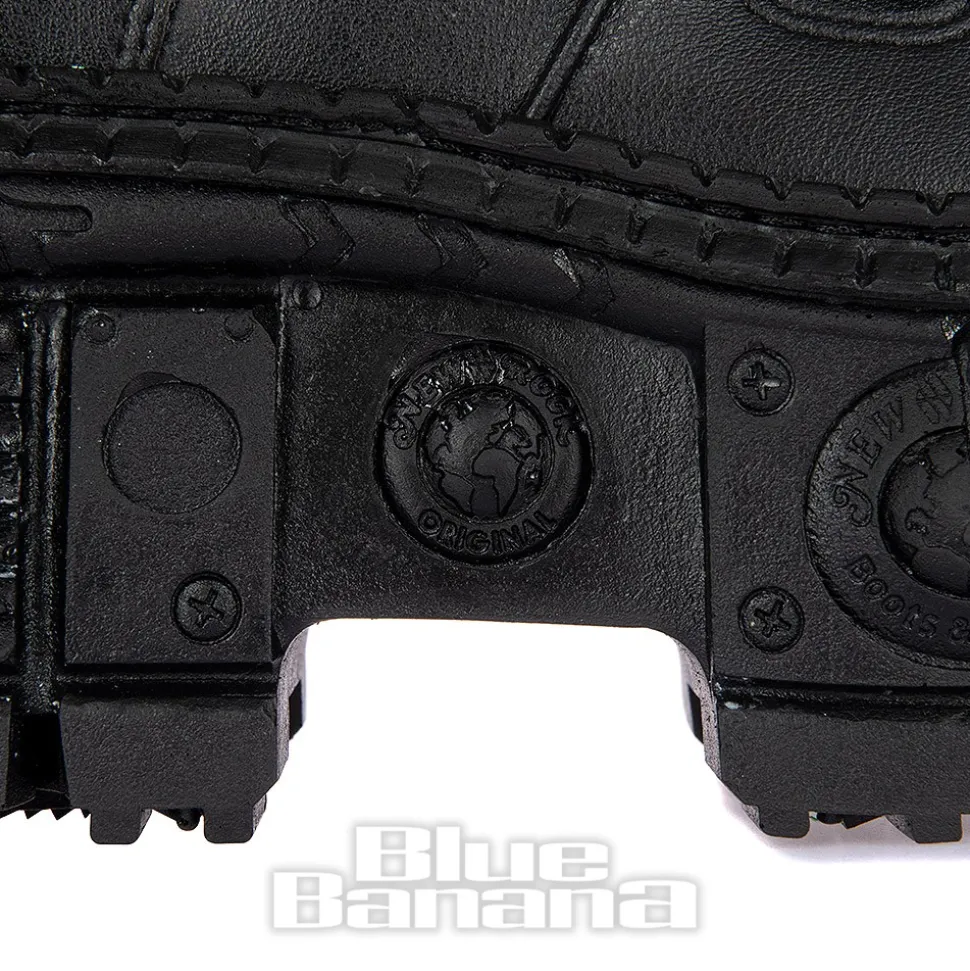 New Rock M-WALL106-V17 Vegan Shoes (Black)