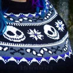Nightmare Before Christmas Jack Christmas Jumper (Black)