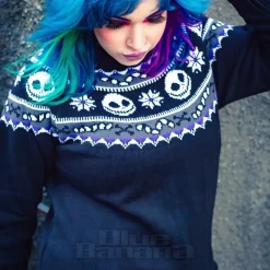 Nightmare Before Christmas Jack Christmas Jumper (Black)