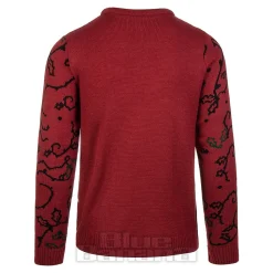 Nightmare Before Christmas Jack & Sally Knit Jumper (Red)