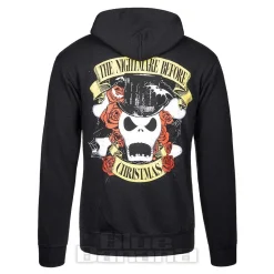 Nightmare Before Christmas Skulls N Roses Hoodie (Black)