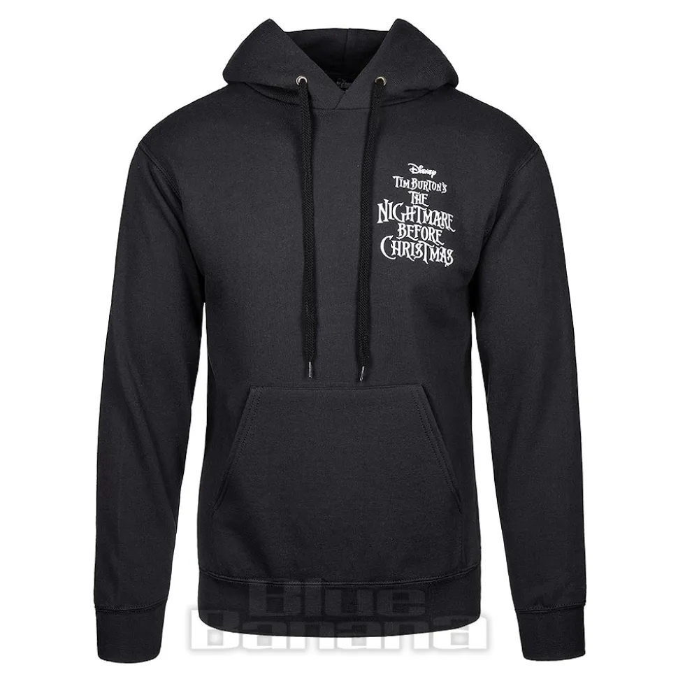 Nightmare Before Christmas Skulls N Roses Hoodie (Black)