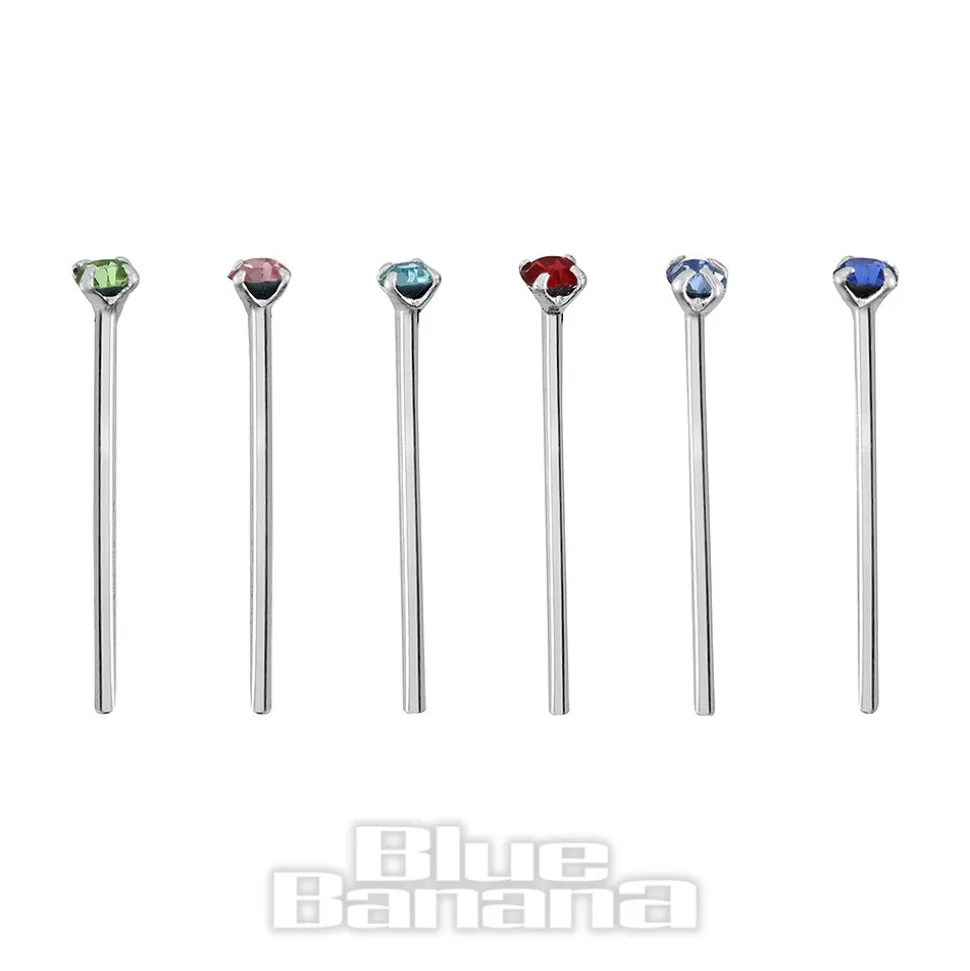 Nose Stud 6pc Set 1.5mm
