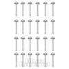 Nose Stud Star 24pc Set (Crystal)