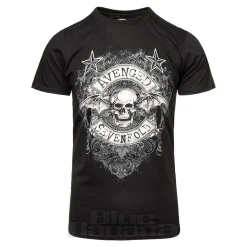 Official Avenged Sevenfold Star Flourish T Shirt (Black)
