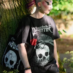 Official Bullet For My Valentine Raven T Shirt (Black)
