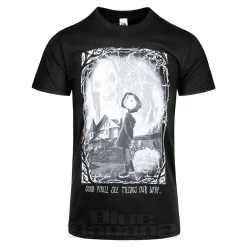 Official Coraline Horror Scene T Shirt (Black)