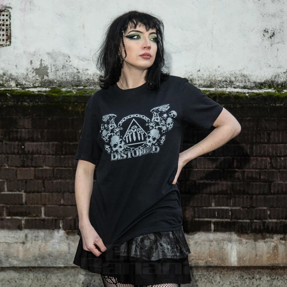 Official Disturbed Beware The Vultures T-Shirt (Black)