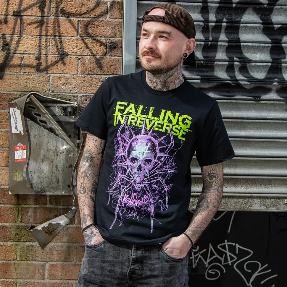 Official Falling In Reverse Spider T-Shirt (Black)