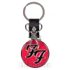Official Foo Fighters Logo Keychain (Red/Black)