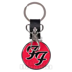 Official Foo Fighters Logo Keychain (Red/Black)