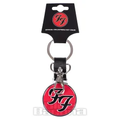 Official Foo Fighters Logo Keychain (Red/Black)