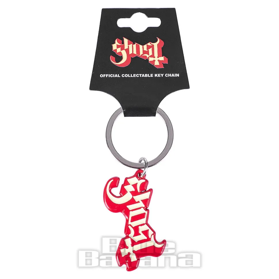 Official Ghost Logo Keychain (Red)