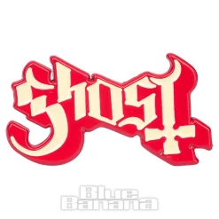 Official Ghost Logo Shadow Pin (Red)