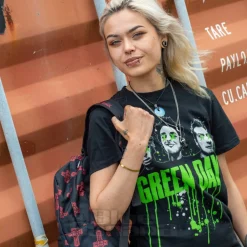 Official Green Day Drips T Shirt (Black)