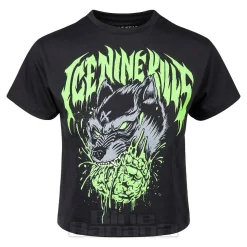 Official Ice Nine Kills Wolf Crop Top (Black)