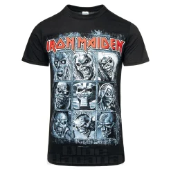 Official Iron Maiden 9 Eddies T Shirt (Black)