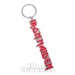 Official Iron Maiden Keychain (Silver/Red)