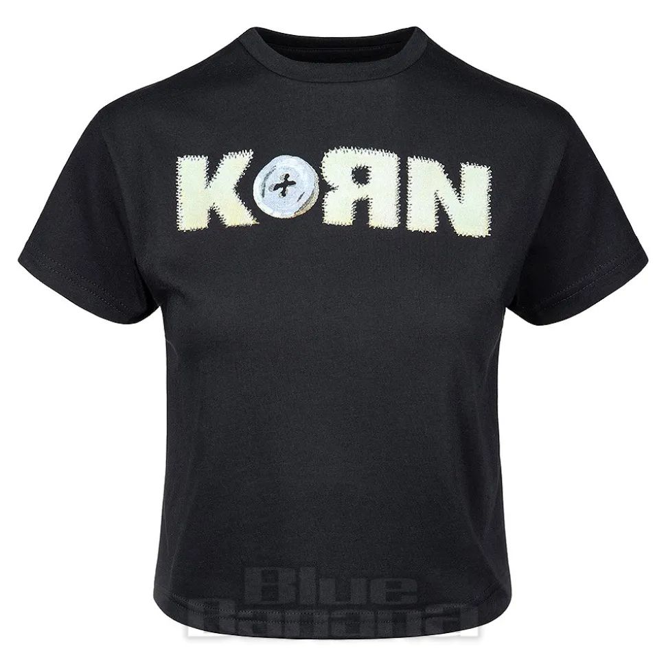 Official Korn Doll Issues Crop Top (Black)