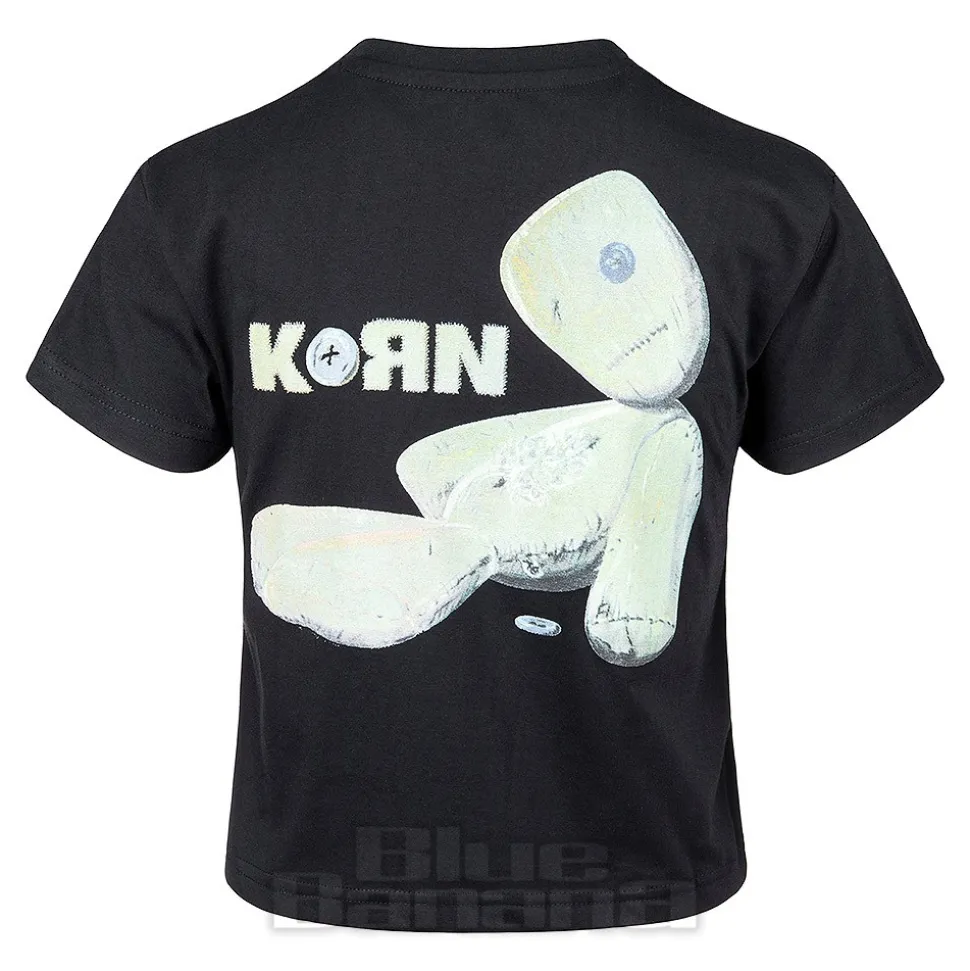 Official Korn Doll Issues Crop Top (Black)