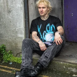 Official Korn SOS Doll T Shirt (Black)
