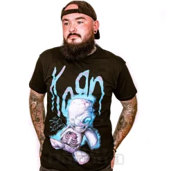 Official Korn SOS Doll T Shirt (Black)