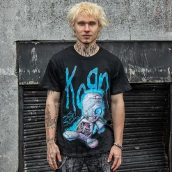 Official Korn SOS Doll T Shirt (Black)