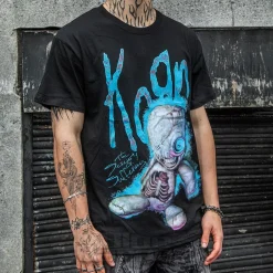 Official Korn SOS Doll T Shirt (Black)