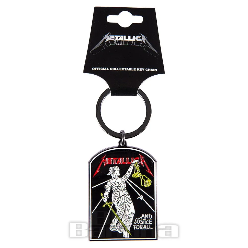 Official Metallica Justice For All Keychain (Multicolour)