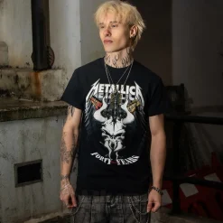 Official Metallica 40th Anniversary T Shirt (Black)