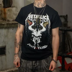 Official Metallica 40th Anniversary T Shirt (Black)