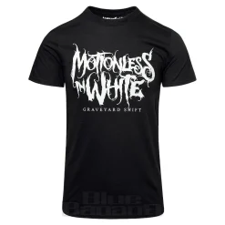 Official Motionless In White Graveyard Shift T Shirt (Black)