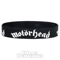 Official Motorhead Logo Gummy Wristband (Black)