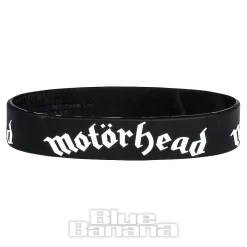 Official Motorhead Logo Gummy Wristband (Black)