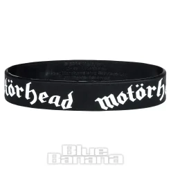 Official Motorhead Logo Gummy Wristband (Black)
