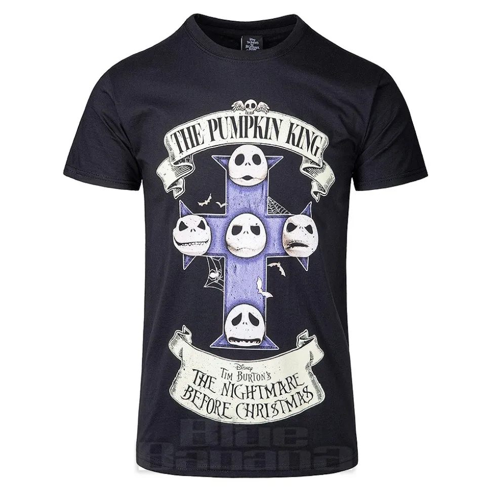 Official Nightmare Before Christmas Pumpkin King T-Shirt (Black)