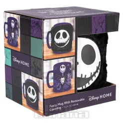 Official Nightmare Before Christmas Fuzzy Jack Skellington Mug (Purple/Black)