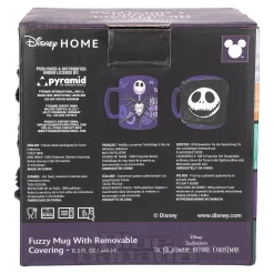 Official Nightmare Before Christmas Fuzzy Jack Skellington Mug (Purple/Black)