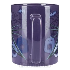 Official Nightmare Before Christmas Fuzzy Jack Skellington Mug (Purple/Black)