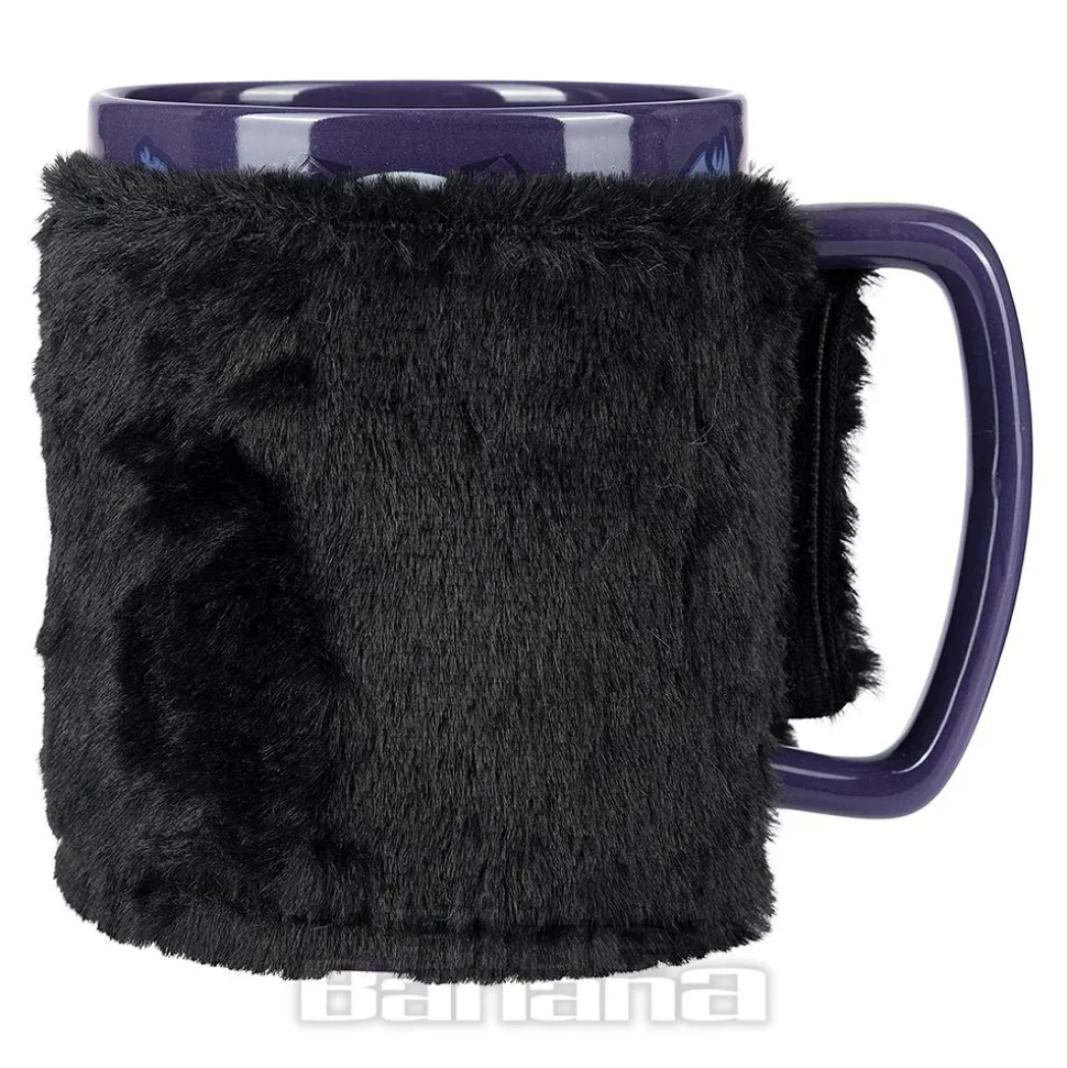 Official Nightmare Before Christmas Fuzzy Jack Skellington Mug (Purple/Black)