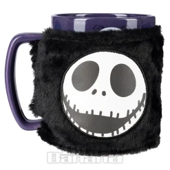 Official Nightmare Before Christmas Fuzzy Jack Skellington Mug (Purple/Black)