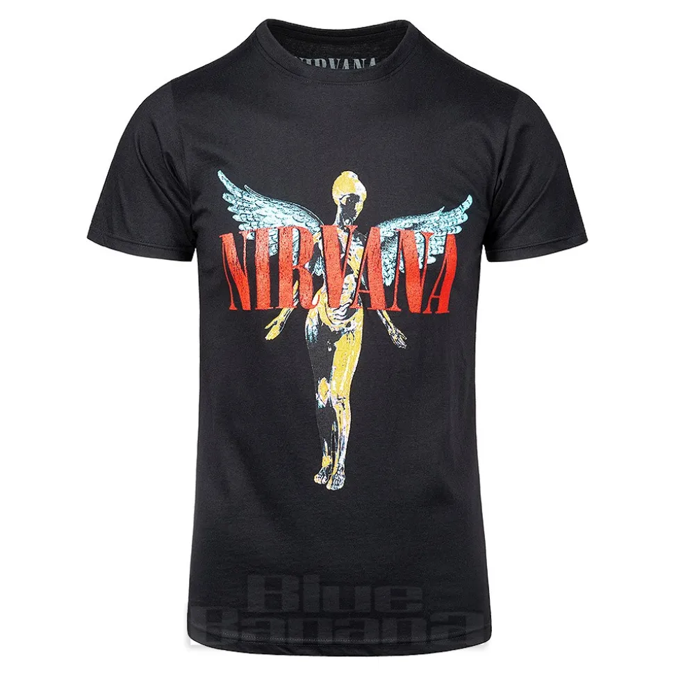 Official Nirvana Angelic T-Shirt (Black)