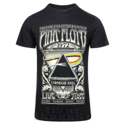Official Pink Floyd Carnegie Hall 1972 T Shirt (Black)