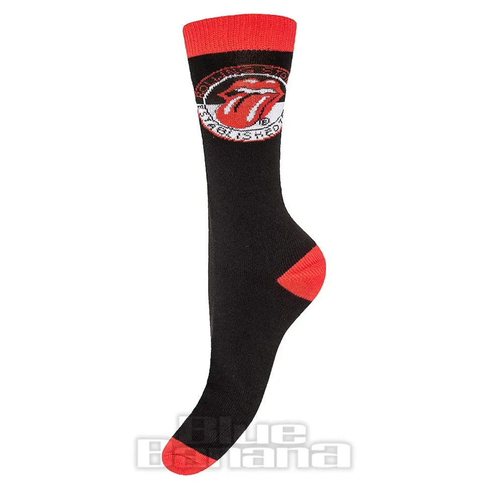 Official Rolling Stones Socks (Black/Red)