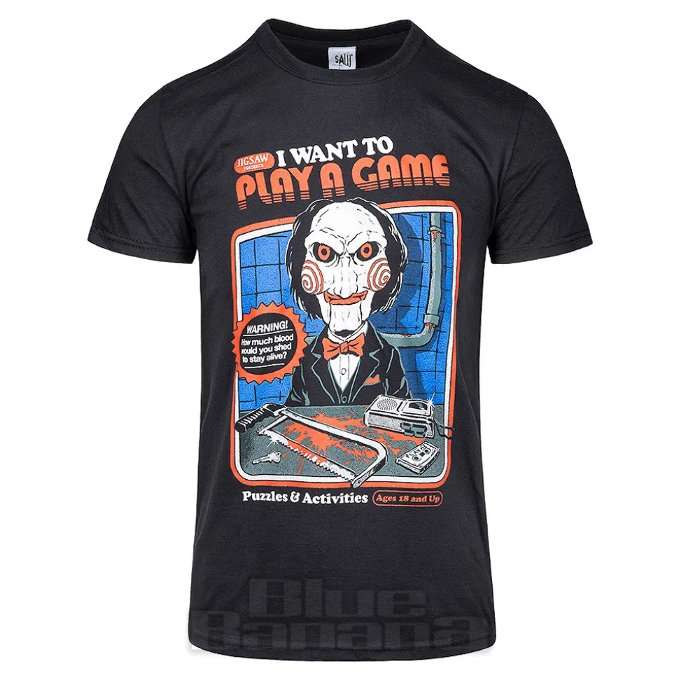 Official Saw Let's Play A Game T-Shirt (Black)